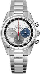 Zenith El Primero Biały/Stal Ø38 mm 03.3200.3600-69.M3200