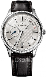 Zenith Captain Srebrny/Skóra Ø40 mm 16.2120.685-02.C498
