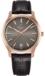 Zenith Captain Central Second Szary/Skóra Ø40 mm 18.2020.670-22.C498