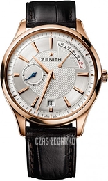 Zenith Captain Srebrny/Skóra Ø40 mm 18.2120.685-02.C498