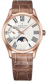 Zenith Heritage Ultra Thin Lady Moonphase Srebrny/Skóra Ø33 mm 18.2310.692-02.C709