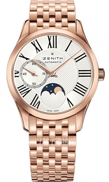 Zenith Heritage Ultra Thin Lady Moonphase Srebrny/18 karatowe różowe złoto Ø33 mm 18.2310.692-02.M2310