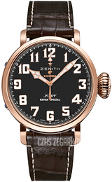 Zenith Pilot Czarny/Guma Ø45 mm 18.2430.679-27.C721