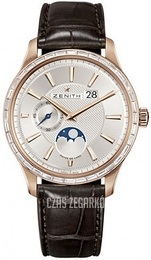 Zenith Captain Srebrny/Skóra Ø40 mm 22.2141.691-01.C498