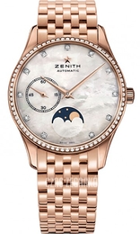 Zenith Heritage Ultra Thin Lady Moonphase Biały/18 karatowe różowe złoto Ø33 mm 22.2310.692-81.M2310