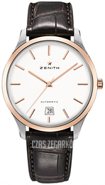 Zenith Captain Srebrny/Skóra Ø40 mm 51.2020.3001-01.C498