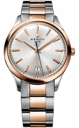Zenith Captain Central Second Srebrny/Stal Ø40 mm 51.2020.670-01.M2020
