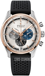 Zenith El Primero Srebrny/Guma Ø42 mm 51.2080.400-69.R576