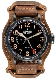Zenith Pilot Czarny/Skóra Ø48 mm 96.2431.693-21.C738