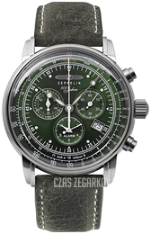 Zeppelin 100 Jahre Zielony/Skóra Ø42 mm 86804