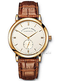 A. Lange & Söhne Saxonia Biały/Skóra Ø37 mm 215.021