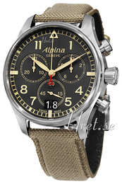 Alpina Startimer Szary/Skóra Ø44 mm AL-372BGR4S6