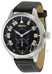 Alpina Startimer Czarny/Skóra Ø50 mm AL-435BN4SH6