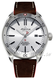Alpina Alpiner Srebrny/Skóra Ø44 mm AL-525SS5AQ6