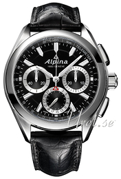 Alpina Alpiner Czarny/Skóra Ø44 mm AL-760BS5AQ6