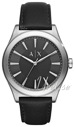 Armani Exchange Smart Czarny/Skóra Ø44 mm AX2323