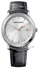 Audemars Piguet Jules Audemars Selfwinding Srebrny/Skóra Ø39 mm 15170BC.OO.A002CR.01