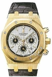 Audemars Piguet Royal Oak Srebrny/Skóra Ø39 mm 26022BA.OO.D098CR.01