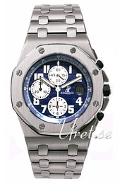 Audemars Piguet Royal Oak Offshore Chronograph Niebieski/Tytan Ø42 mm 25721TI.OO.1000TI.04