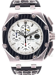 Audemars Piguet Royal Oak Offshore Srebrny/Skóra Ø42 mm 26030I0.00.D001INH.01