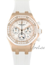 Audemars Piguet Royal Oak Offshore Lady Chronograph Biały/Guma Ø37 mm 26048OK.ZZ.D010CA.01