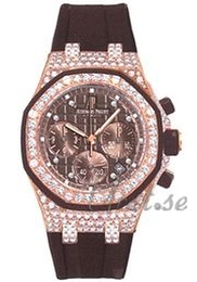 Audemars Piguet Royal Oak Offshore Lady Chronograph Brązowy/Guma Ø37 mm 26092OK.ZZ.D080CA.01