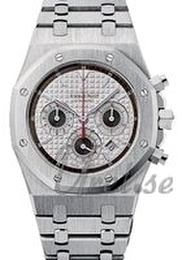 Audemars Piguet Royal Oak Chronograph Biały/Stal Ø39 mm 26300ST.OO.1110ST.06