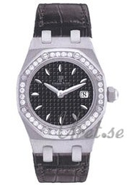 Audemars Piguet Royal Oak Lady Jewellery Watch Czarny/Skóra Ø33 mm 67601ST.ZZ.D002CR.01