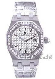 Audemars Piguet Royal Oak Lady Jewellery Watch Srebrny/Skóra Ø33 mm 67601ST.ZZ.D012CR.02