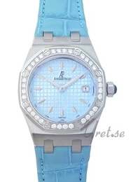 Audemars Piguet Royal Oak Lady Jewellery Watch Niebieski/Skóra Ø33 mm 67601ST.ZZ.D302CR.01