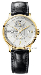 Baume & Mercier Classima Executives Srebrny/Skóra Ø39 mm MOA8790