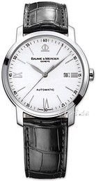 Baume & Mercier Classima Executives Srebrny/Skóra Ø42 mm MOA8592