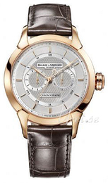 Baume & Mercier William Baume Srebrny/Skóra MOA8802