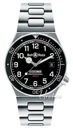 Bell & Ross Professional 11000 Meter Czarny/Stal Ø40 mm BRPHBB