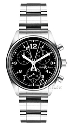 Bell & Ross Vintage Czarny/Stal Ø38 mm BRV120BLA