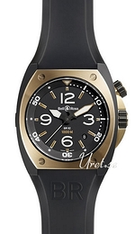 Bell & Ross Marine Czarny/Guma Ø44 mm BR 02-92 Pink Gold And Carbon