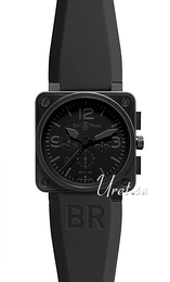 Bell & Ross Instrument Czarny/Guma 46x46 mm BR0194PHA