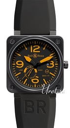 Bell & Ross Instrument Czarny/Guma 46x46 mm BR0197POWRESORA