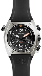 Bell & Ross Instrument Czarny/Guma 44x44 mm BR02CHRSTEFIN