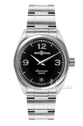 Bell & Ross Vintage Czarny/Skóra VIN120GOLBLA