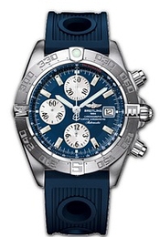 Breitling Galactic Chronograph II Niebieski/Guma Ø44 mm A13364-0218