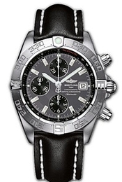 Breitling Galactic Chronograph II Szary/Skóra Ø44 mm A13364-991