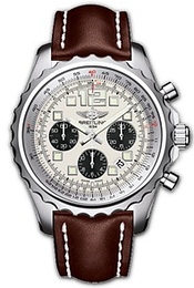 Breitling Chronospace Automatic Biały/Skóra Ø46 mm A23360-111