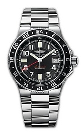 Breitling Superocean GMT Czarny/Stal Ø41 mm A32380-308