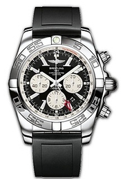 Breitling Chronomat GMT Czarny/Guma Ø47 mm AB0410-0121