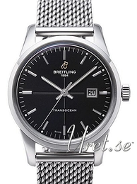 Breitling Transocean Czarny/Stal Ø43 mm A1036012-BA91-151A