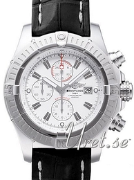 Breitling Avenger Super Avenger Biały/Skóra Ø48 mm A1337011-A660-760P-A20BA.1