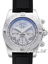 Breitling Chronomat 44 Biały/Guma Ø43.5 mm AB011011-A690-131S-A20S.1