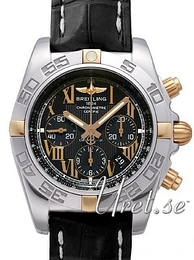 Breitling Chronomat 44 Czarny/Skóra Ø43.5 mm IB011012-B957-743P-A20BA.1