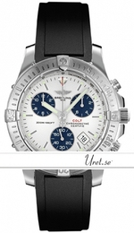 Breitling Chrono Colt Srebrny/Guma Ø41 mm A73380-2621 Black Rubber